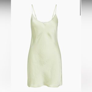 NWT Wilfred Only Slip Mini Dress - Size S, Pastel Sage Green